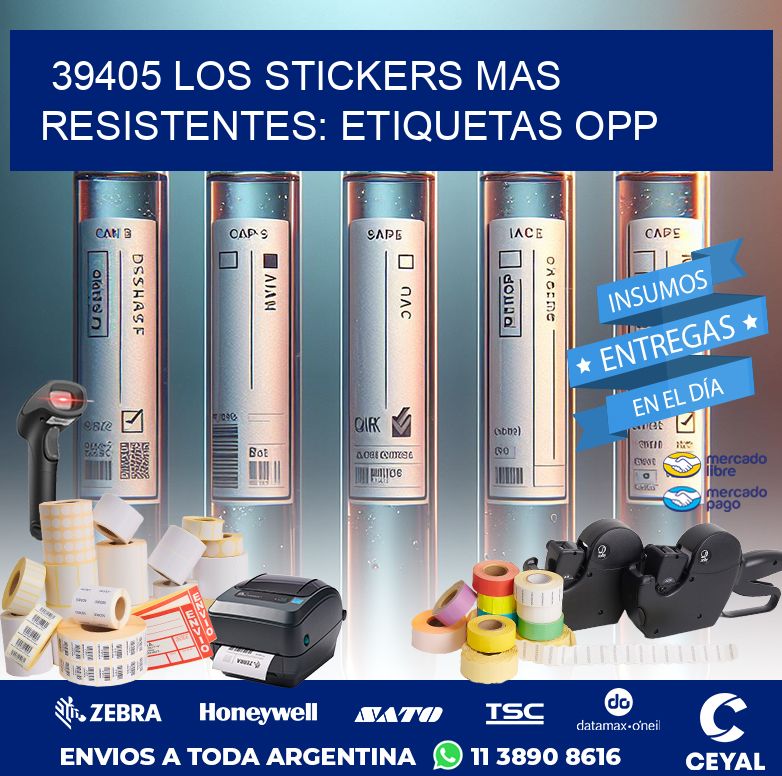39405 LOS STICKERS MAS RESISTENTES: ETIQUETAS OPP
