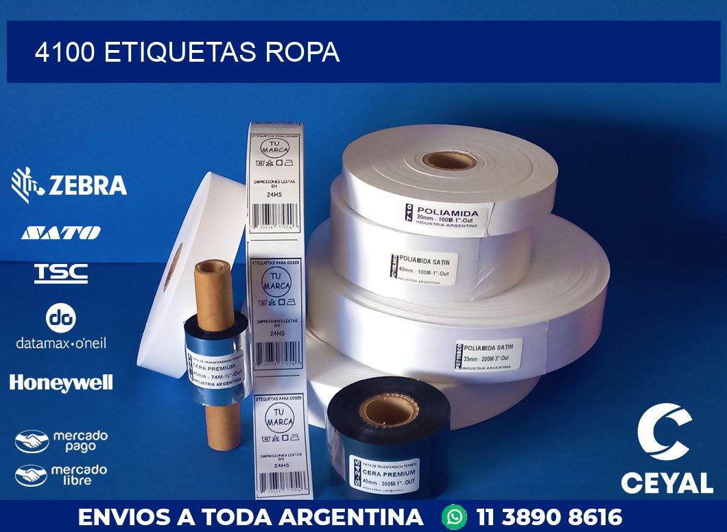 4100 ETIQUETAS ROPA
