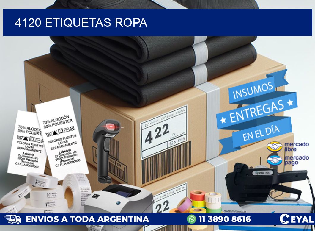4120 ETIQUETAS ROPA