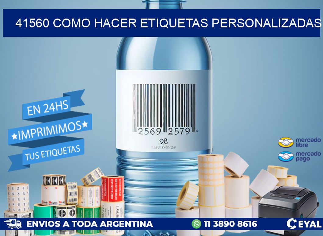 41560 como hacer etiquetas personalizadas