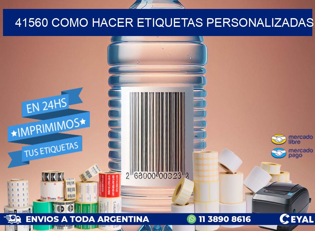 41560 como hacer etiquetas personalizadas