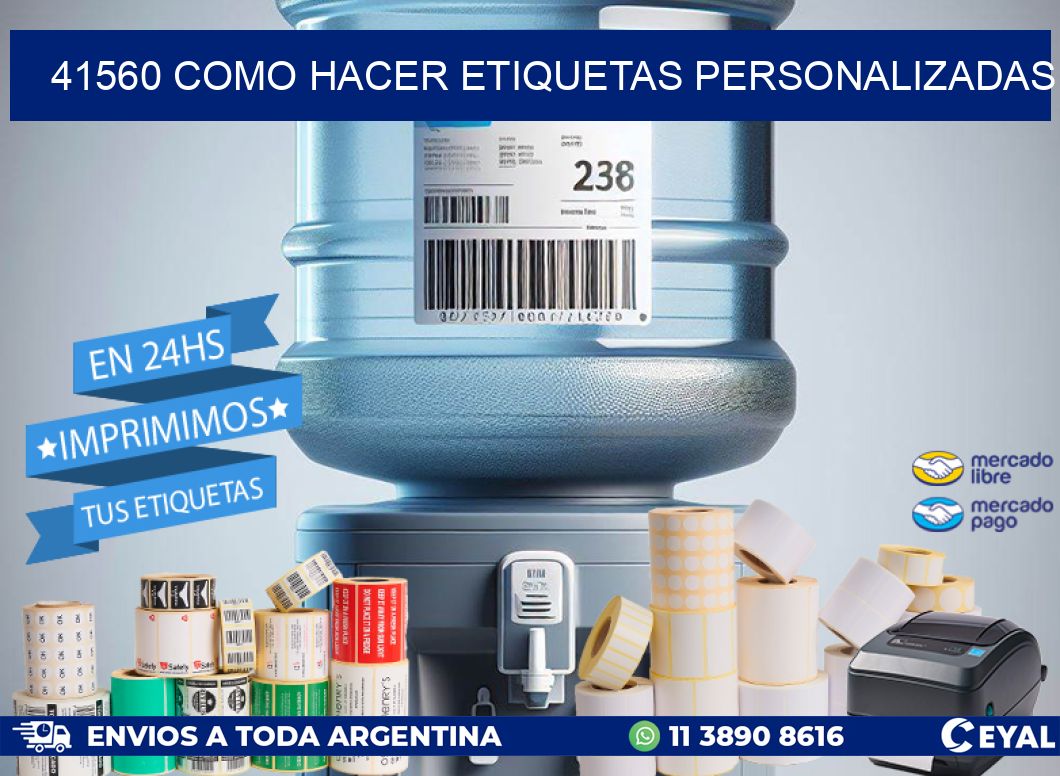 41560 como hacer etiquetas personalizadas