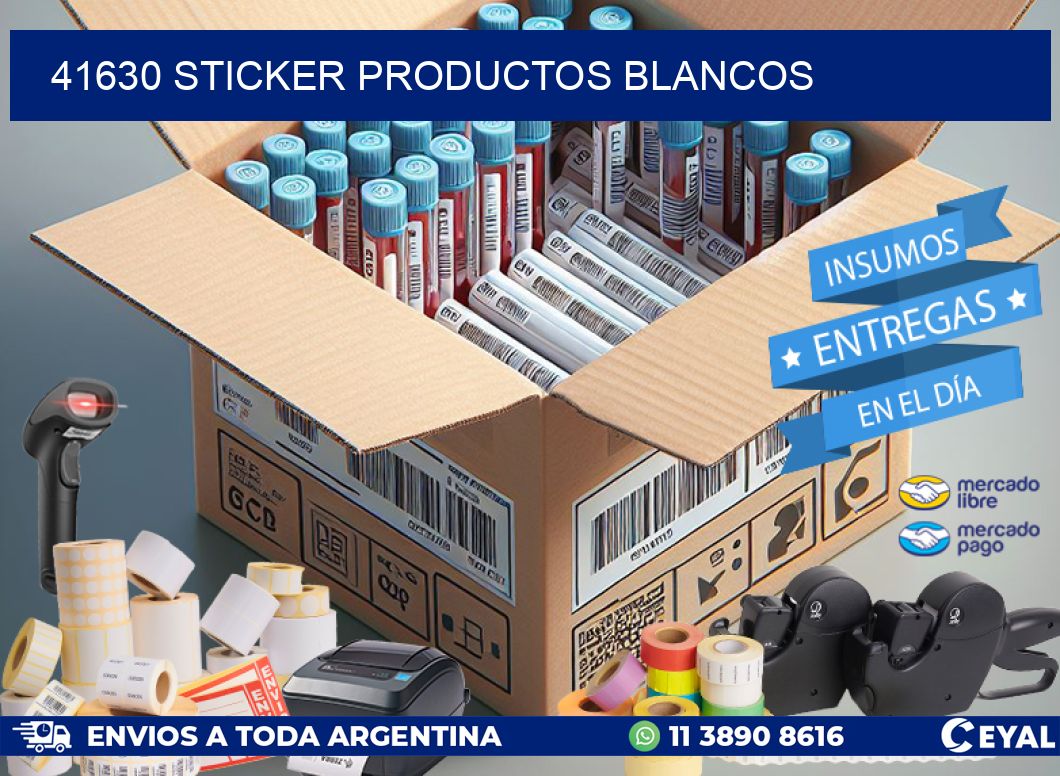 41630 STICKER PRODUCTOS BLANCOS