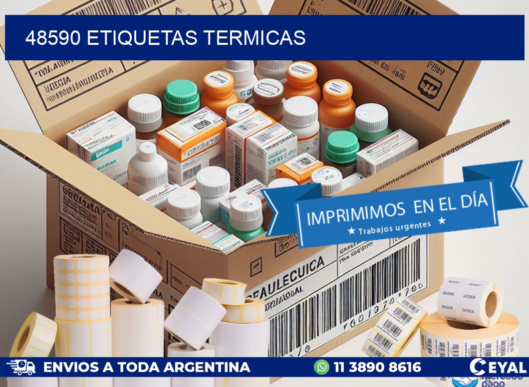48590 ETIQUETAS TERMICAS