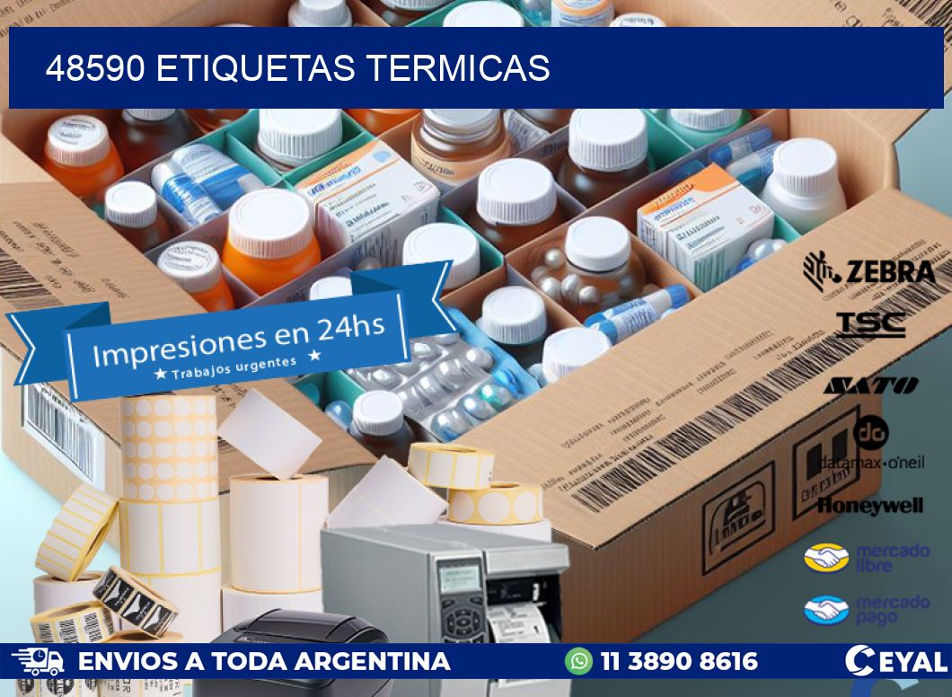 48590 ETIQUETAS TERMICAS