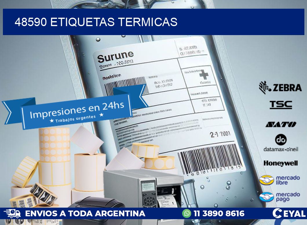 48590 ETIQUETAS TERMICAS