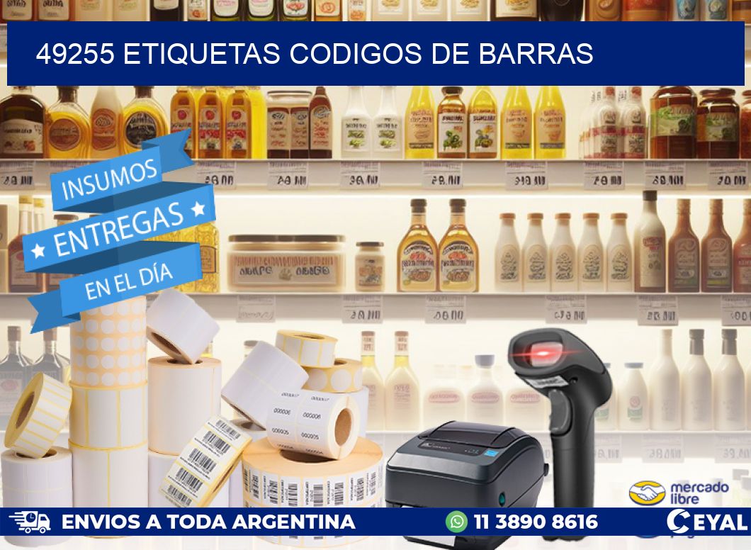 49255 etiquetas codigos de barras
