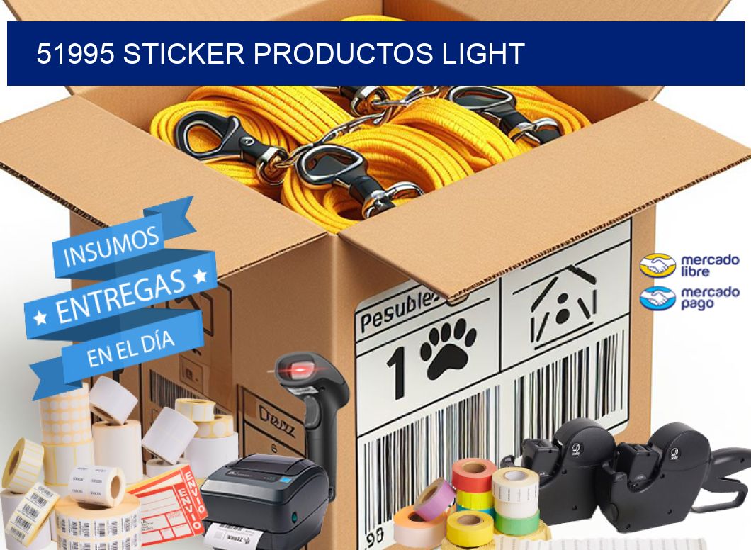 51995 STICKER PRODUCTOS LIGHT