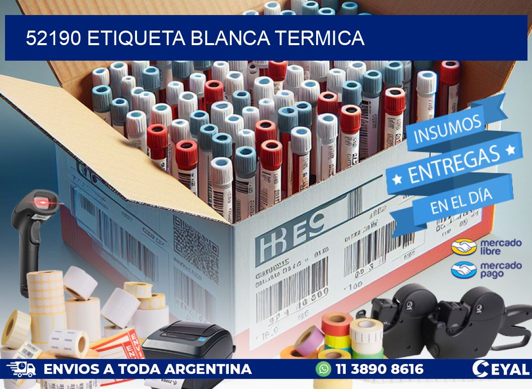 52190 etiqueta blanca termica