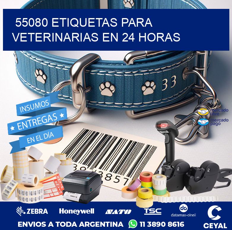 55080 ETIQUETAS PARA VETERINARIAS EN 24 HORAS