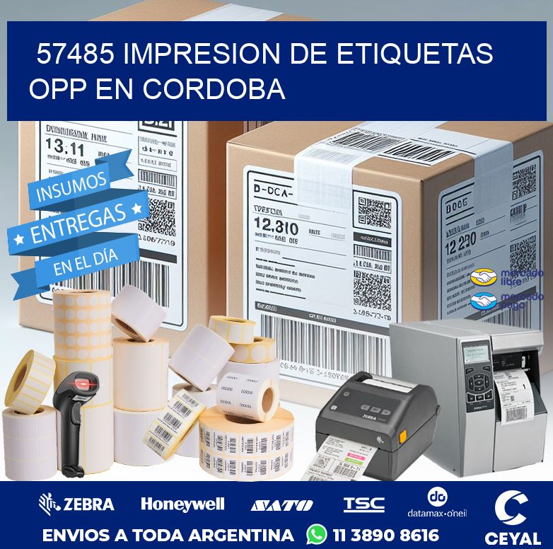 57485 IMPRESION DE ETIQUETAS OPP EN CORDOBA