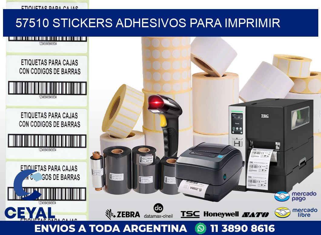 57510 stickers adhesivos para imprimir