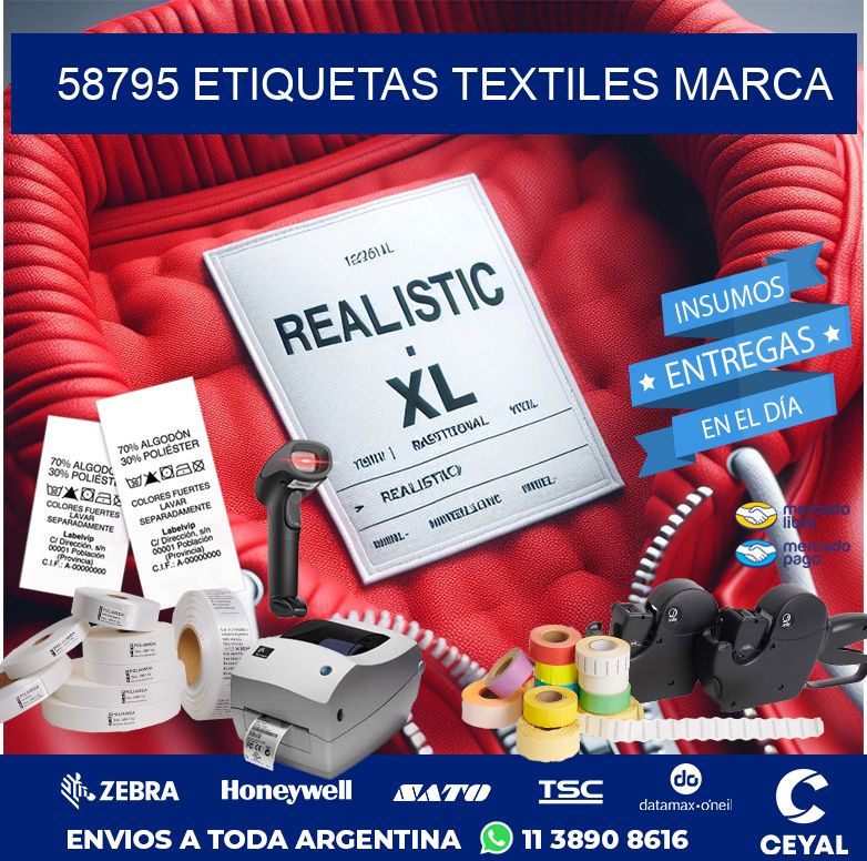 58795 ETIQUETAS TEXTILES MARCA
