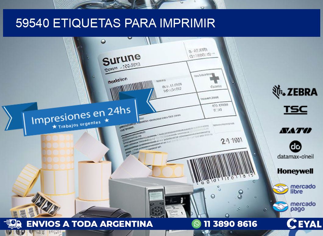 59540 etiquetas para imprimir