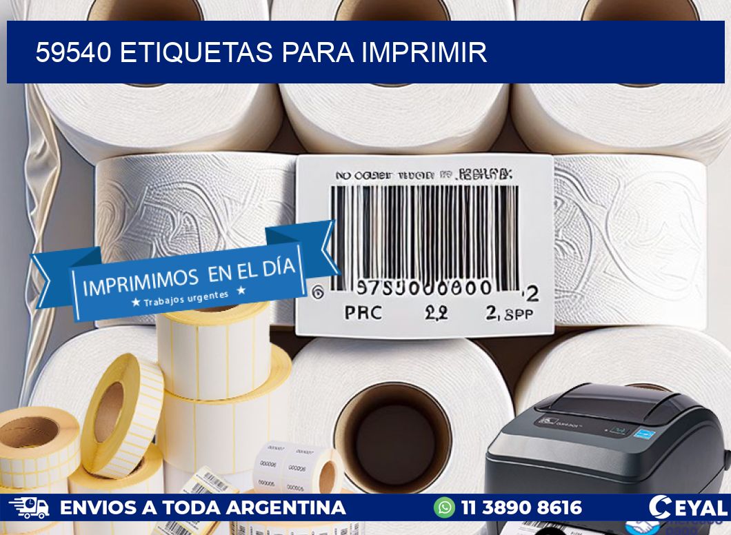59540 etiquetas para imprimir