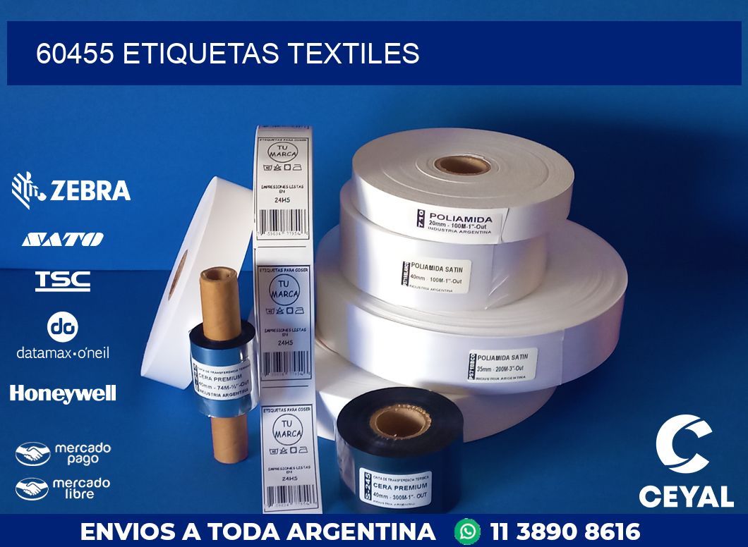 60455 ETIQUETAS TEXTILES