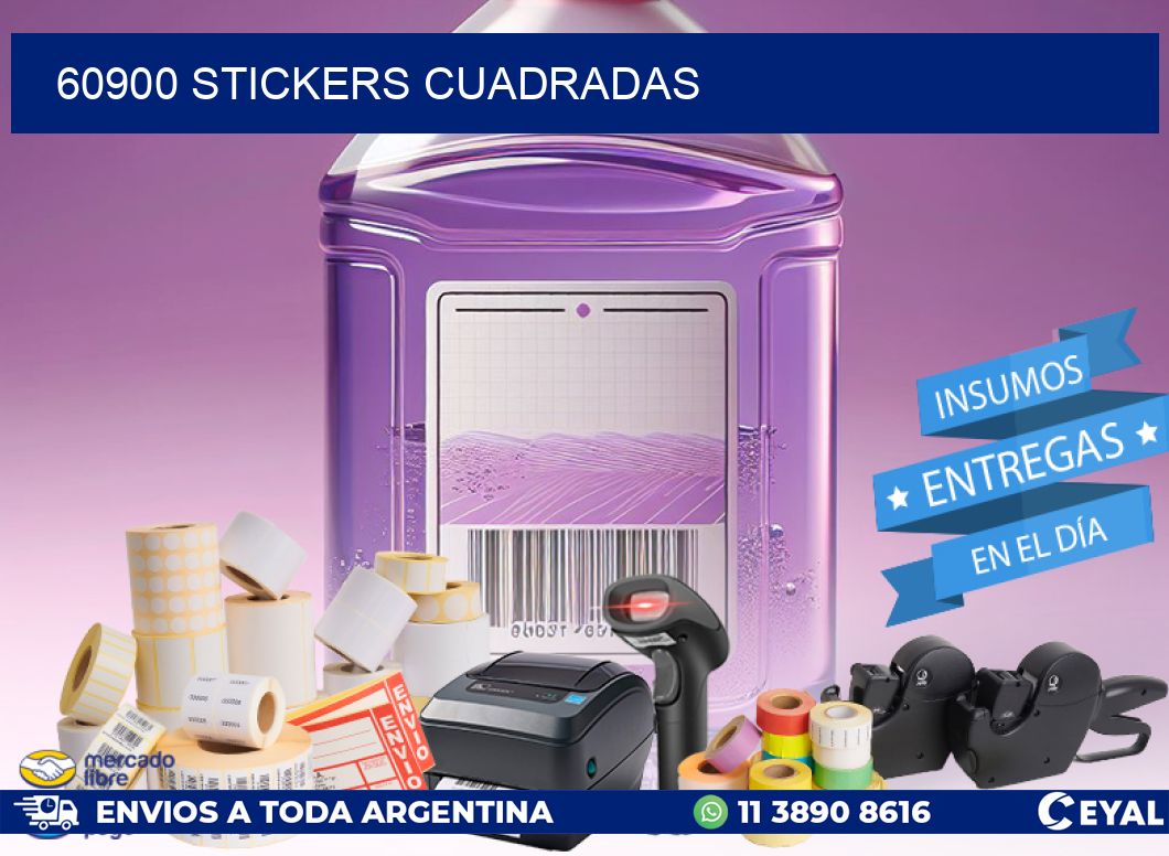 60900 Stickers cuadradas