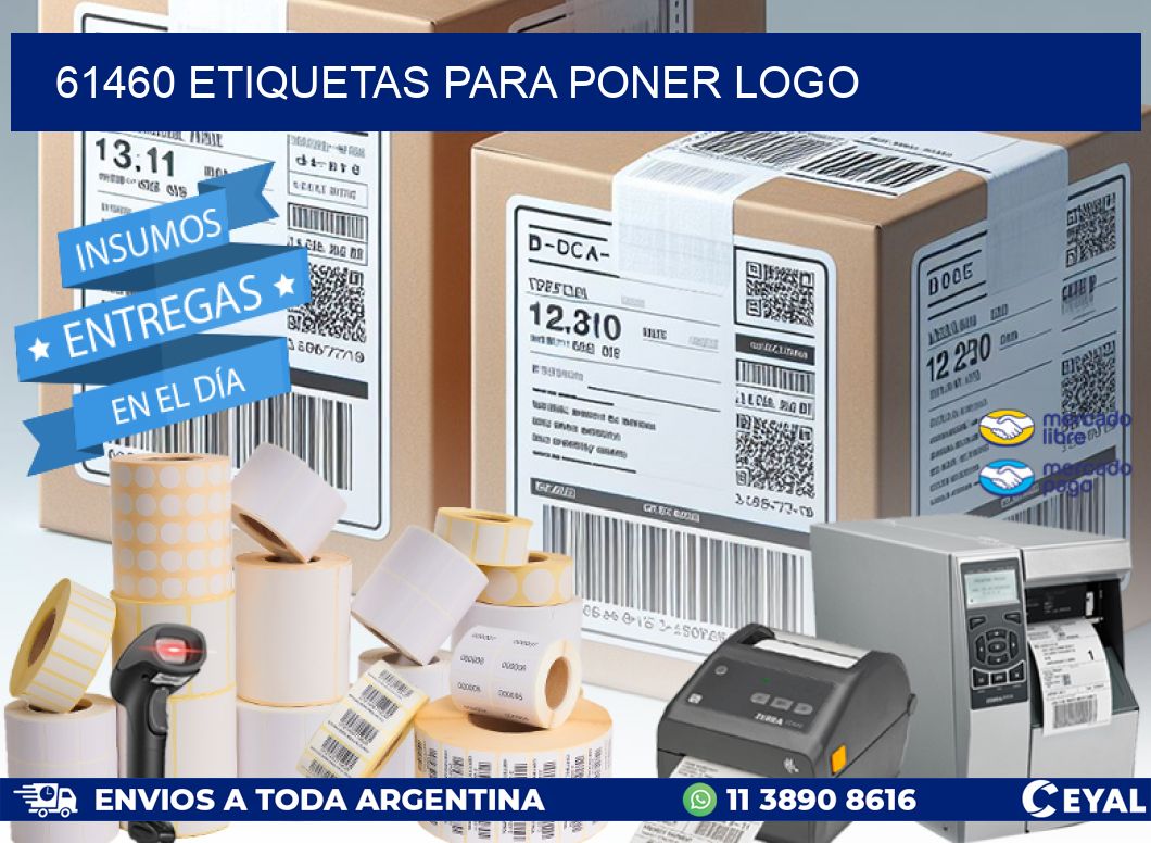 61460 ETIQUETAS PARA PONER LOGO