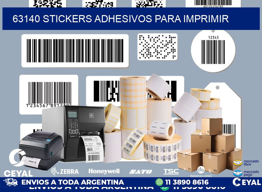 63140 stickers adhesivos para imprimir