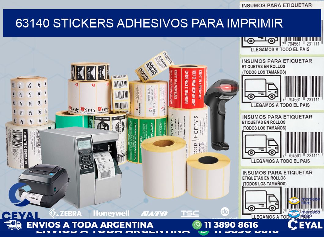 63140 stickers adhesivos para imprimir