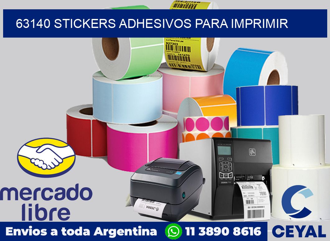 63140 stickers adhesivos para imprimir