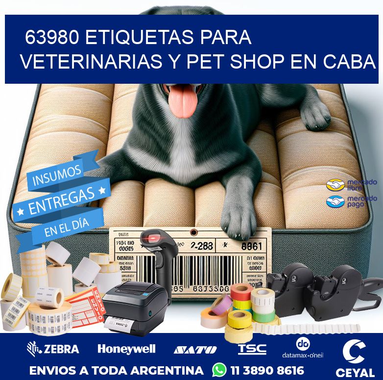 63980 ETIQUETAS PARA VETERINARIAS Y PET SHOP EN CABA