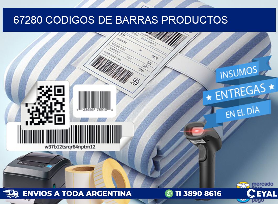 67280 codigos de barras productos