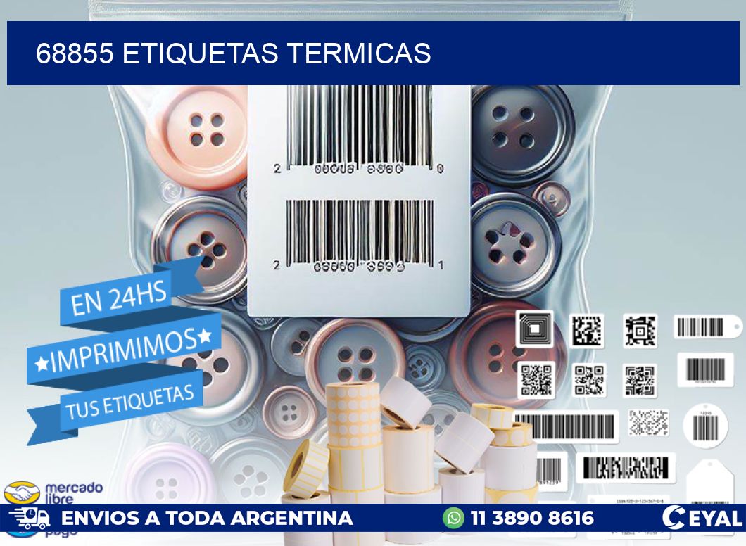 68855 ETIQUETAS TERMICAS