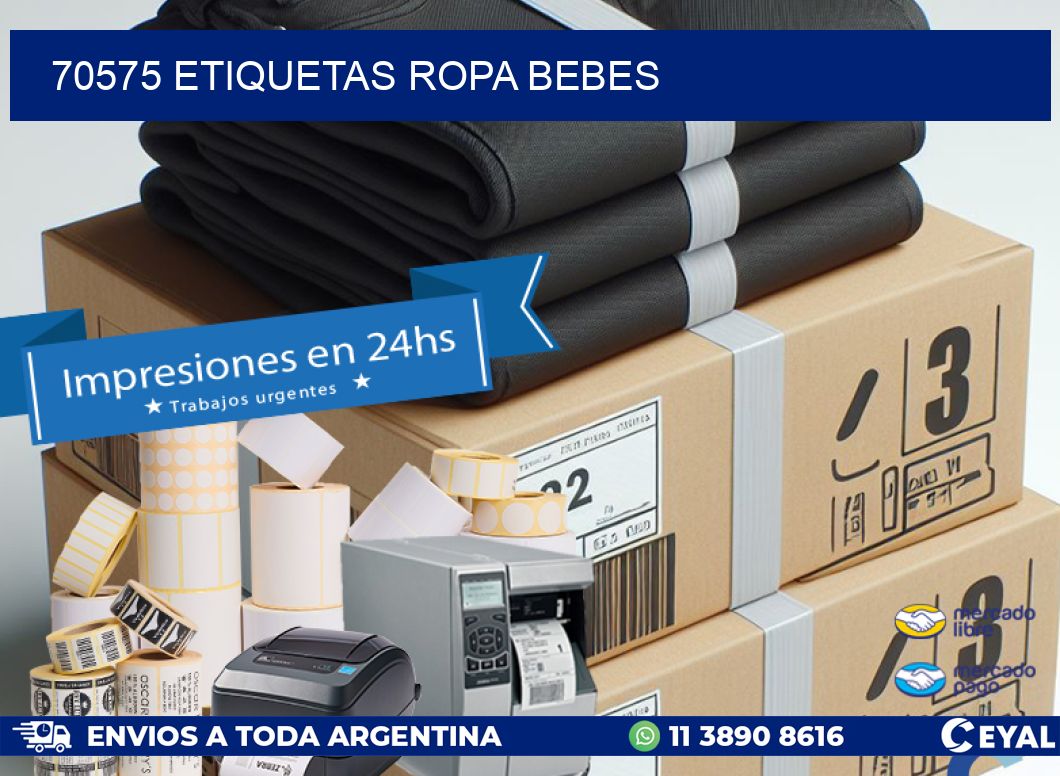 70575 ETIQUETAS ROPA BEBES