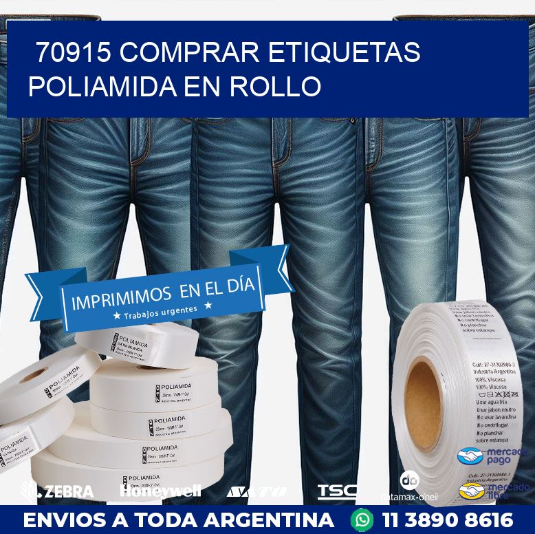 70915 COMPRAR ETIQUETAS POLIAMIDA EN ROLLO