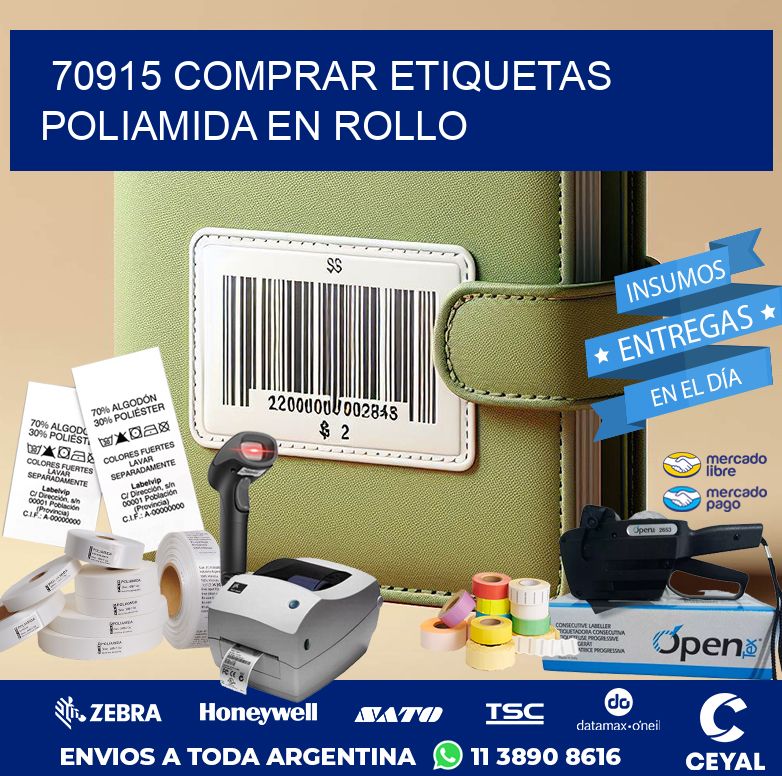 70915 COMPRAR ETIQUETAS POLIAMIDA EN ROLLO