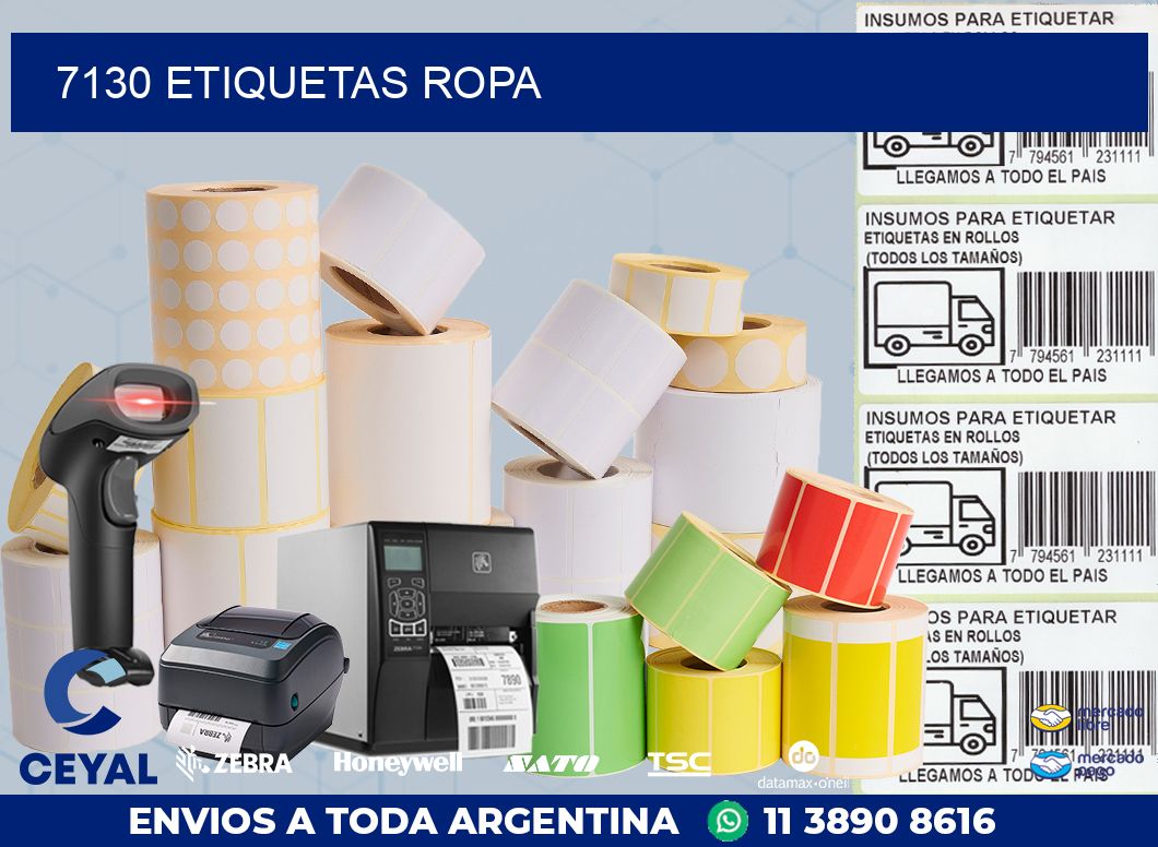 7130 ETIQUETAS ROPA