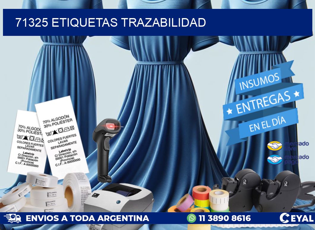 71325 Etiquetas trazabilidad