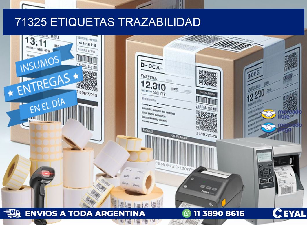 71325 Etiquetas trazabilidad