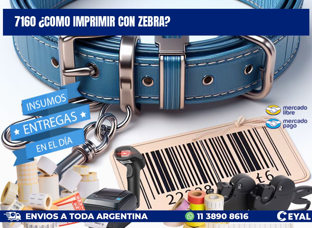 7160 ¿COMO IMPRIMIR CON ZEBRA?
