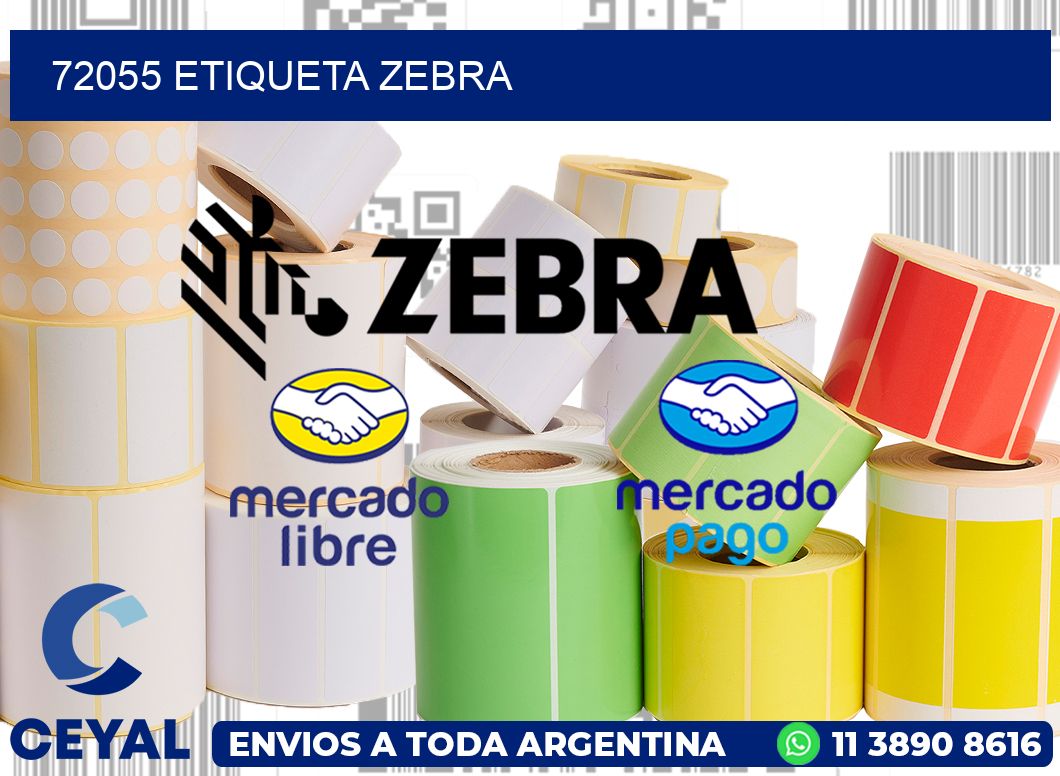 72055 ETIQUETA ZEBRA