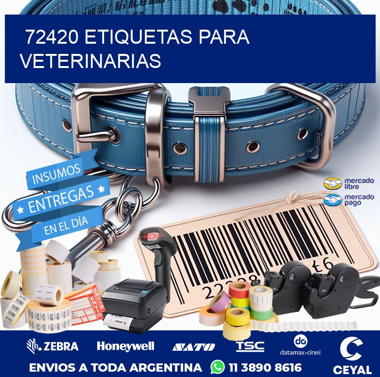 72420 ETIQUETAS PARA VETERINARIAS