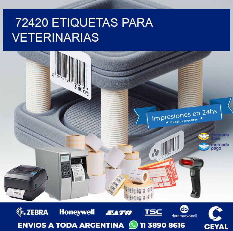 72420 ETIQUETAS PARA VETERINARIAS