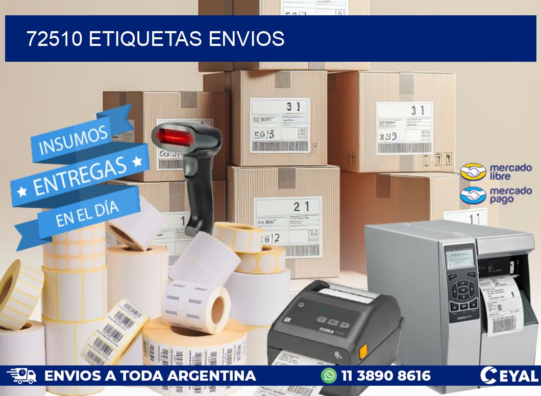 72510 Etiquetas envios