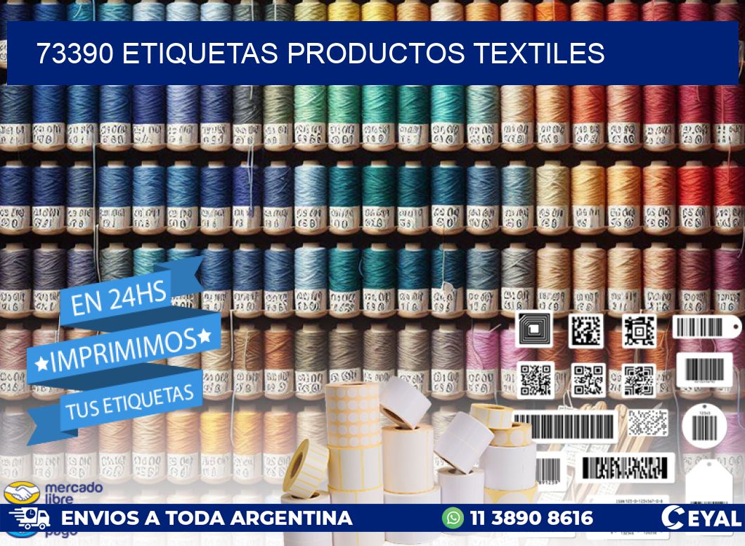 73390 ETIQUETAS PRODUCTOS TEXTILES