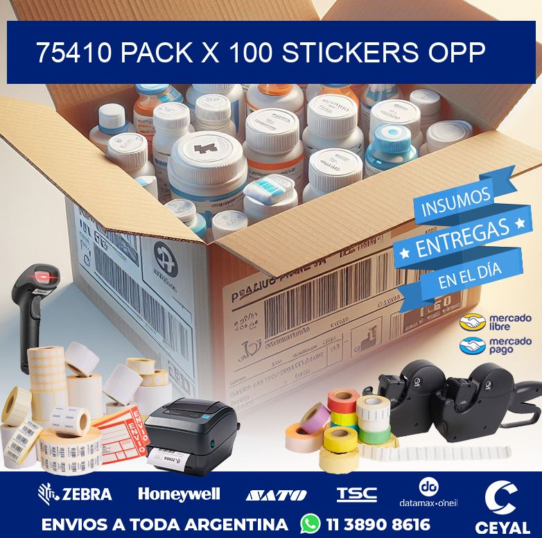 75410 PACK X 100 STICKERS OPP