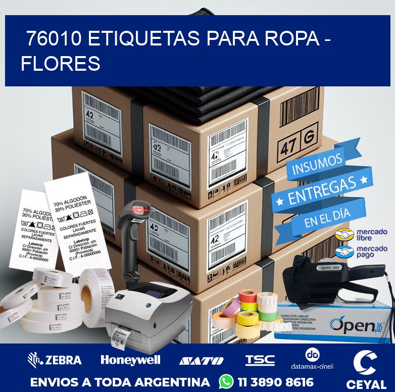 76010 ETIQUETAS PARA ROPA – FLORES
