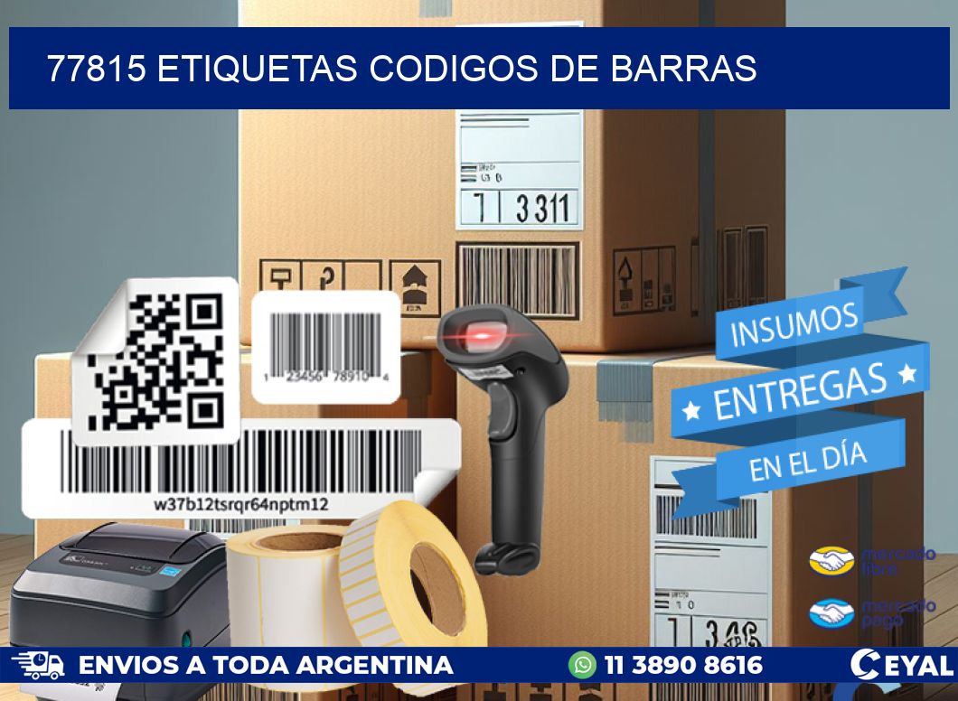 77815 etiquetas codigos de barras