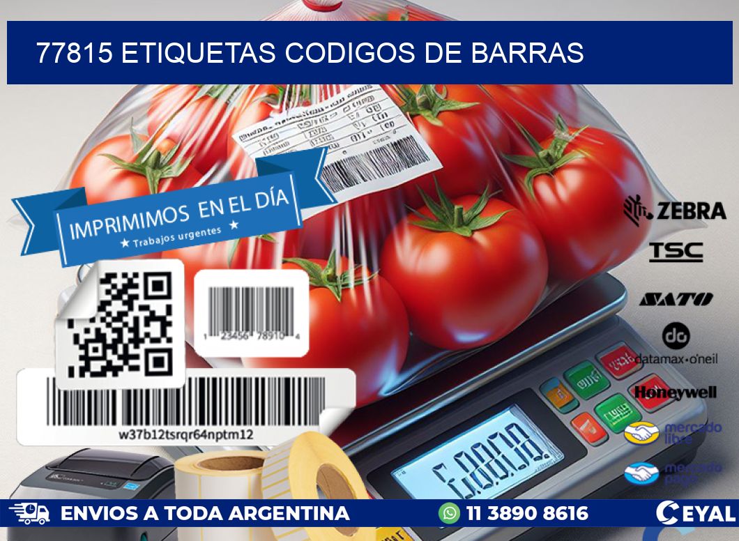 77815 etiquetas codigos de barras