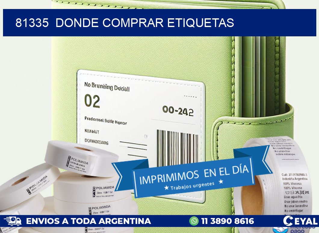 81335 donde comprar etiquetas