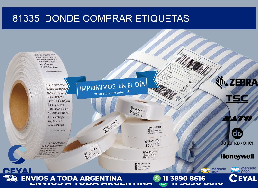 81335  donde comprar etiquetas