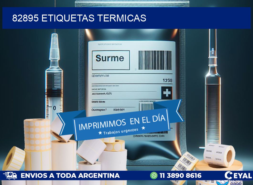 82895 ETIQUETAS TERMICAS