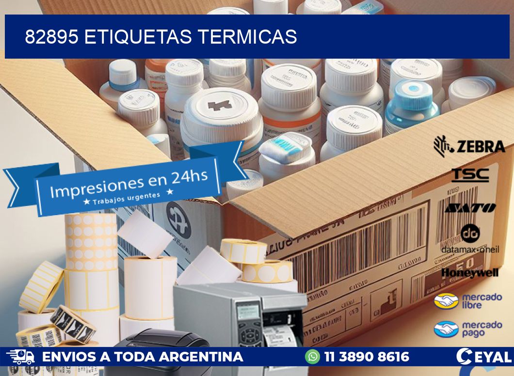 82895 ETIQUETAS TERMICAS
