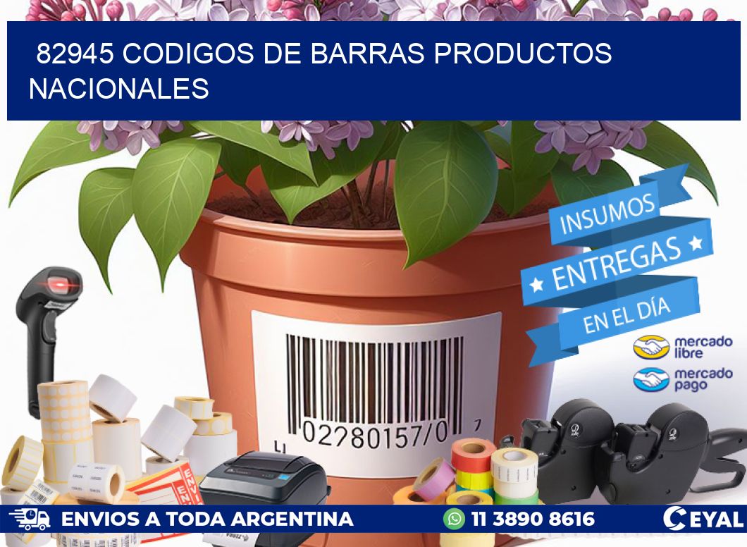 82945 Codigos de barras productos nacionales
