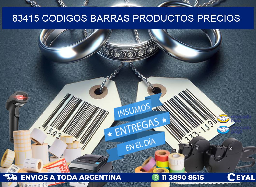83415 CODIGOS BARRAS PRODUCTOS PRECIOS